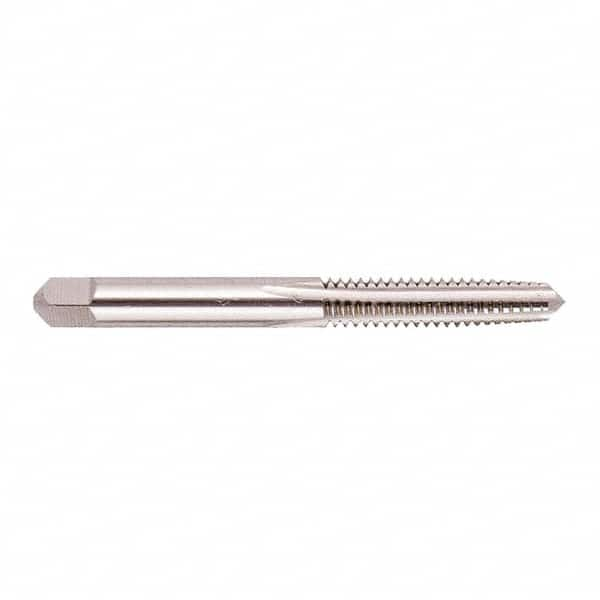 Regal Cutting Tools - #5-40 UNC 2B 3 Flute Bright Finish Solid Carbide Straight Flute Standard Hand Tap - Plug, Right Hand Thread, 1-15/16" OAL, 5/8" Thread Length, H2 Limit, Oversize - Makers Industrial Supply