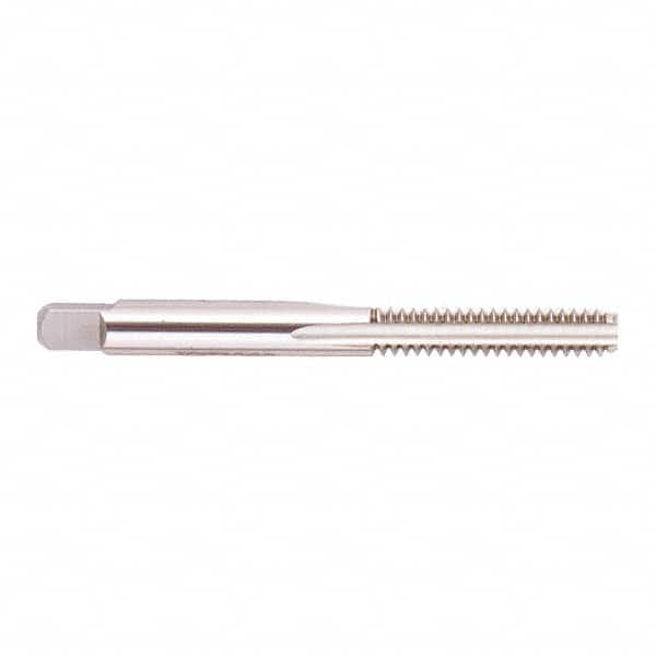 Regal Cutting Tools - 3/8-16 UNC 3B 4 Flute Bright Finish Solid Carbide Straight Flute Standard Hand Tap - Bottoming, Right Hand Thread, 2-15/16" OAL, 1-1/4" Thread Length, H3 Limit, Oversize - Exact Industrial Supply