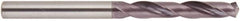 National Twist Drill - 5/16" 140° Solid Carbide Jobber Drill - AlTiN Finish, Right Hand Cut, Spiral Flute, Straight Shank, 3-9/16" OAL - Makers Industrial Supply