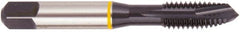 Regal Cutting Tools - M20x1.50 Metric, 3 Flute, Oxide Finish, Vanadium High Speed Steel Spiral Point Tap - Plug Chamfer, Right Hand Thread, 4-15/32" OAL, 0.652" Shank Diam, Series Triple Crown - Exact Industrial Supply