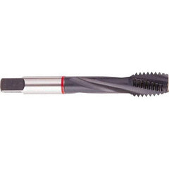 Regal Cutting Tools - M12x1.75 Metric Coarse 3 Flute 6H Bottoming Spiral Flute Tap - Powdered Metal, Oxide Finish, Right Hand Flute, Right Hand Thread, D6, Series Triple Crown - Makers Industrial Supply