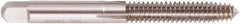 Regal Cutting Tools - 7/16-20 UNF H8 Thread Limit Plug Thread Forming Tap - High Speed Steel, Bright Finish, 3-5/32" OAL, 1-7/16" Thread Length, Right Hand Thread, Series Met-Flo - Makers Industrial Supply