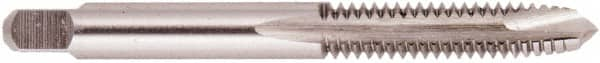 Regal Cutting Tools - 1-14 UNS, 3 Flute, Bright Finish, High Speed Steel Spiral Point Tap - Plug Chamfer, Right Hand Thread, 5-1/8" OAL, 2-1/2" Thread Length, 0.8" Shank Diam, 3B Class of Fit - Exact Industrial Supply