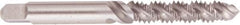 Regal Cutting Tools - 1-8 UNC 4 Flute Plug Spiral Flute Tap - High Speed Steel, Bright Finish, 5-1/8" OAL, Right Hand Flute, Right Hand Thread, H3 - Makers Industrial Supply