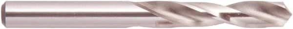 National Twist Drill - 33/64" 118° Spiral Flute High Speed Steel Screw Machine Drill Bit - Bright Finish, Right Hand Cut, 2-3/8" Flute Length, 3-7/8" OAL, Straight Shank - Makers Industrial Supply