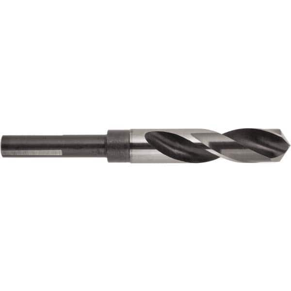 National Twist Drill - 9/16 to 1", 118° Point, Bright/Oxide Finish, High Speed Steel Reduced Shank Drill Bit Set - Makers Industrial Supply