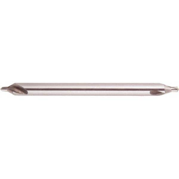 National Twist Drill - #2 Plain Cut 60° Incl Angle High Speed Steel Combo Drill & Countersink - Makers Industrial Supply