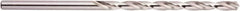 National Twist Drill - 63/64", 118° Point, Spiral Flute, High Speed Steel Taper Length Drill Bit - Bright Finish, 6-3/8" Flute Length, 11" OAL, Series 201 - Makers Industrial Supply