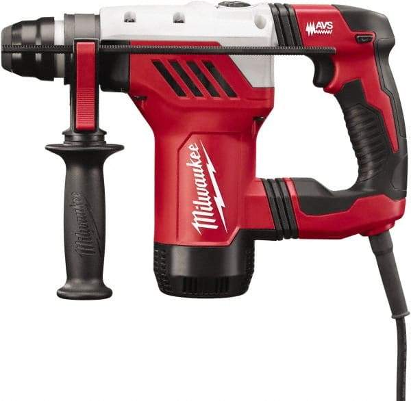 Milwaukee Tool - 120 Volt 1-1/8" SDS Plus Chuck Electric Rotary Hammer - 0 to 5,500 BPM, 0 to 1,500 RPM, Reversible - Makers Industrial Supply