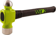 Wilton - Drop Forged Steel Ball Pein Hammer - Steel Handle with Grip, 14" OAL - Makers Industrial Supply