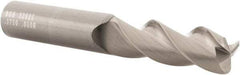 SGS - 3/8", 3 Flute, Single End, Solid Carbide, 0.06" Corner Radius End Mill - 2-1/2" OAL, 38° Helix, Right Hand Flute, 1" LOC, Right Hand Cut - Makers Industrial Supply