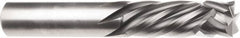 SGS - 1/4" Cutting Diam x 1" Length of Cut, 4 Flute, Compression Spiral Router Bit - Uncoated, Right Hand Cut, Solid Carbide, 2-1/2" OAL x 1/4" Shank Diam, Square End - Makers Industrial Supply