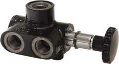 Parker - 10 GPM 1/2 Inlet Cast Iron Hydraulic Control Valve - 3/4-16 Thread, 3,000 psi, 2-3/4" Wide x 5.54" Long - Makers Industrial Supply