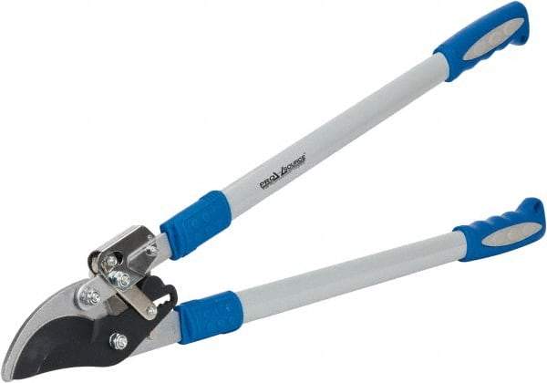 PRO-SOURCE - By-Pass Lopper - 4-1/2" Long PTFE Coated Steel Blade, 25" Long Handle with Grips - Makers Industrial Supply