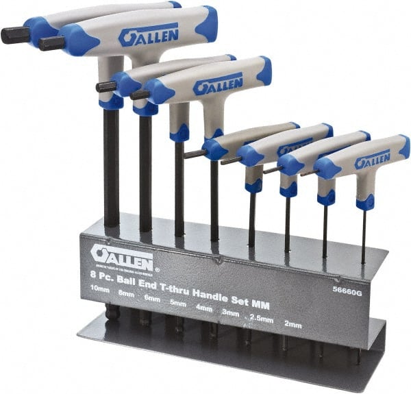 Allen - 8 Piece T-Handle Hex Key Set - Makers Industrial Supply