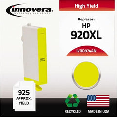 innovera - Yellow Inkjet Printer Cartridge - Use with HP Officejet 6000, 6000 Wireless, 6500, 6500 Wireless, Officejet Wide Format 7500A - Makers Industrial Supply