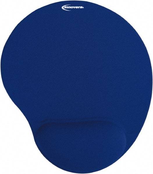 innovera - 8-7/8" x 10-3/8" x 1" Blue Mouse Pad - Use with Mouse - Makers Industrial Supply