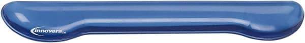 innovera - 2-7/8" x 18-1/4" x 1-1/4" Blue Keyboard Wrist Rest - Use with Keyboard - Makers Industrial Supply