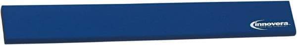 innovera - 2-1/2" x 19-1/4" x 3/4" Blue Keyboard Wrist Rest - Use with Keyboard - Makers Industrial Supply