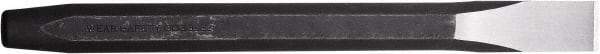 Paramount - 12" OAL x 1/2" Blade Width Cold Chisel - 1/2" Tip, 7/16" Stock, Steel Handle - Makers Industrial Supply