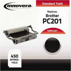 innovera - Black Thermal Print Cartridge Ribbon - Use with Brother MFC-1770, 1780, 1870MC, 1970MC, PPF-1170, 1270, 1270E, 1570MC, 1575MC - Makers Industrial Supply