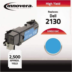 innovera - Cyan Toner Cartridge - Use with Dell 2130CN, 2135CN - Makers Industrial Supply