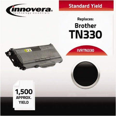 innovera - Black Toner Cartridge - Use with Brother DCP-7030, 7040, HL-2140, 2150N, 2170W, MFC-7320, 7340, 7345N, 7440N, 7840W - Makers Industrial Supply