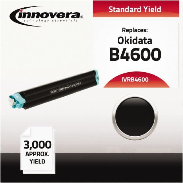 innovera - Black Toner Cartridge - Use with Oki B440, B440N, B4600, B4600N - Makers Industrial Supply