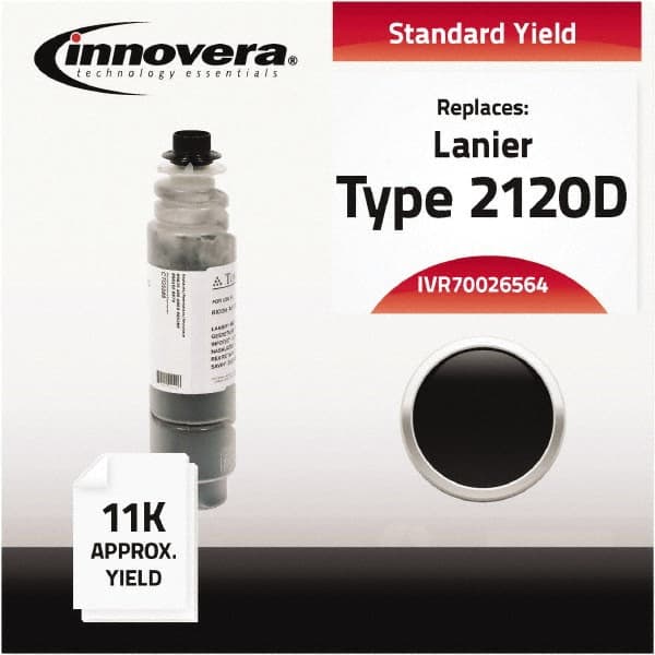 innovera - Black Toner Cartridge - Use with Ricoh Aficio 1022, 1027 (Type 2120D) - Makers Industrial Supply