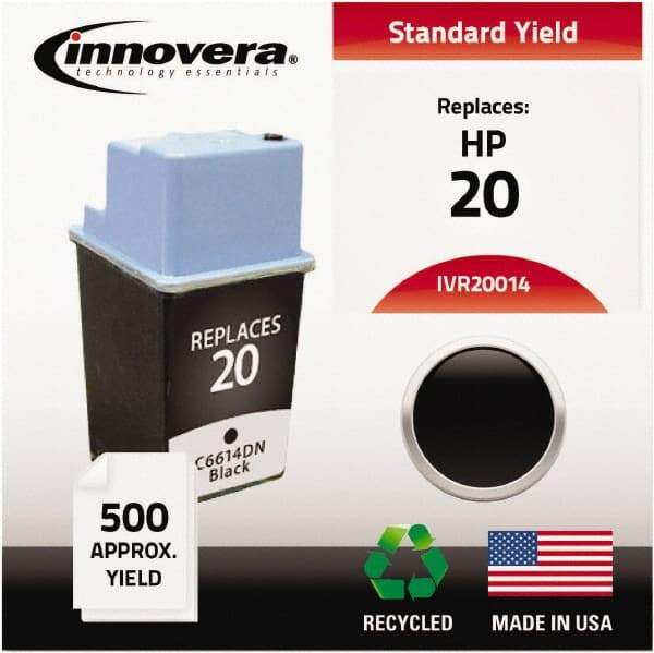 innovera - Black Inkjet Printer Cartridge - Use with HP Deskjet D2530, D2545, D2560, D5560, F4200, F4440, F4480, Photosmart C4640, C4650, C4680, C4795 - Makers Industrial Supply