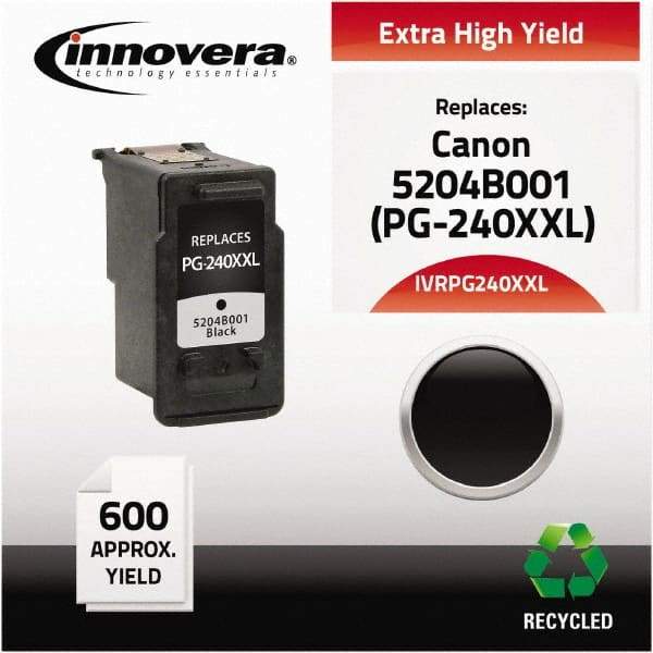 innovera - Black Inkjet Printer Cartridge - Use with Canon PIXMA Photo All-in-One Printers MG2120, MG2220, MG3120, MG3220, MG3520, MG4120, MG4220, Cannon MultiPASS 530, 545, 555, 560, 635, 3000, 3500, 50, 5000, 530, 545, 5500, 555, 560, 635 - Makers Industrial Supply