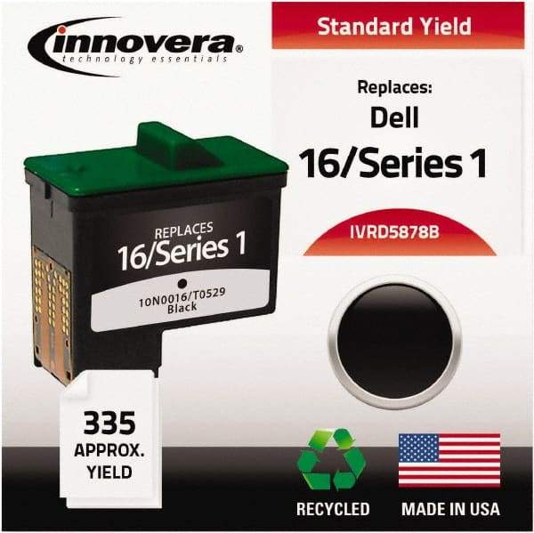 innovera - Black Inkjet Printer Cartridge - Use with Dell 720, A920MFP ( 1) - Makers Industrial Supply