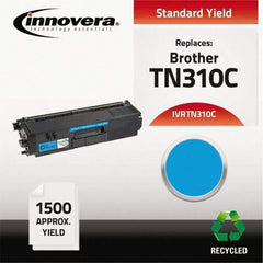 innovera - Cyan Toner Cartridge - Use with Brother DCP-9050CDN, 9055CDN, 9270CDN, HL-4140CN, 4150CDN, 4570CDW, 4570CDWT, MFC-9460CDN, 9465CDN, 9560CDW, 9970, 9970CDW - Makers Industrial Supply