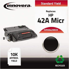 innovera - Black MICR Toner - Use with HP LaserJet 4250, 4350 - Makers Industrial Supply