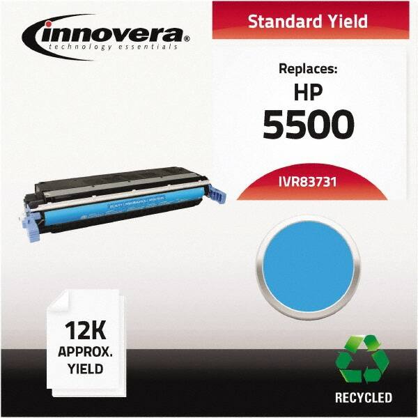 innovera - Cyan Toner Cartridge - Use with HP LaserJet 5500, 5550 - Makers Industrial Supply