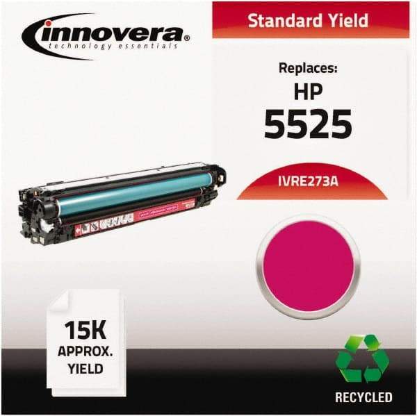 innovera - Magenta Toner Cartridge - Use with HP Color LaserJet Enterprise CP5520, CP5525n, CP5525dn, CP5525xh - Makers Industrial Supply