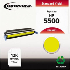 innovera - Yellow Toner Cartridge - Use with HP LaserJet 5500, 5550 - Makers Industrial Supply