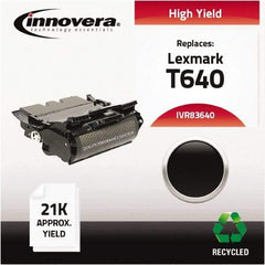 innovera - Black Toner Cartridge - Use with Lexmark T640, T640DN, T640DTN, T640N, T640TN, T642, T642DTN, T642N, T642TN, T644, T644DTN, T644N, T644TN, X642E, X644E, X646E - Makers Industrial Supply