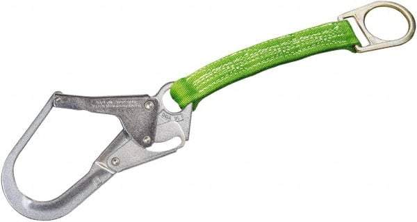 Miller - 1.58' Long, 2.4" Eye Length, D-Ring Rebar Hook Anchor - 5,000 Lb Capacity, Steel & Polyester - Makers Industrial Supply