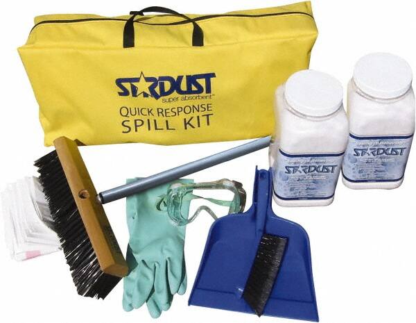 Stardust Spill Products - Spill Clean-Up System Accessory Kit Spill Kit - 2 Gal Tote Bag - Makers Industrial Supply