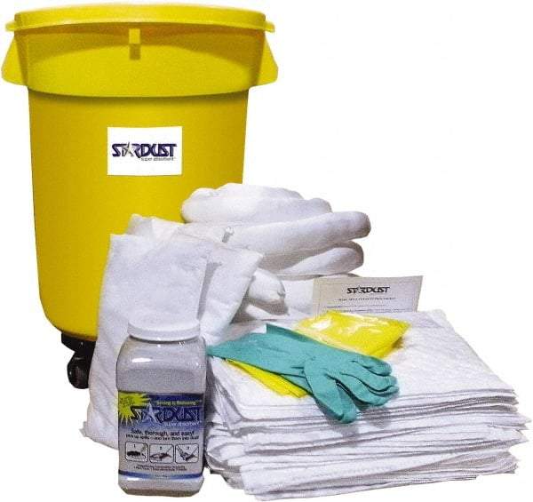 Stardust Spill Products - Spill Clean-Up System Accessory Kit Spill Kit - 32 Gal Mobile Spill Cart - Makers Industrial Supply