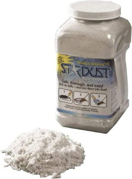 Stardust Spill Products - 3 Lb Jug Amorphous Alumina Silicate Granular Absorbent - Universal Use - Makers Industrial Supply