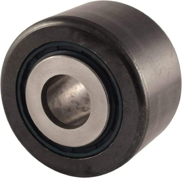 RBC Bearings - 3/4" Bore, 2-1/2" Roller Diam x 1-1/2" Roller Width, Carbon Steel Sealed Yoke Cam Follower - 16,800 Lb Dynamic Load Capacity, 1-9/16" Overall Width - Makers Industrial Supply