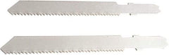 Disston - 3" Long, 18 Teeth per Inch, Bi-Metal Jig Saw Blade - Toothed Edge, 0.06" Thick, U-Shank, Raker Tooth Set - Makers Industrial Supply