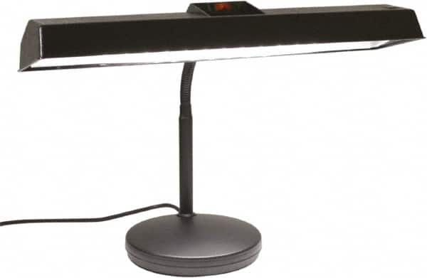 Electrix - 18 Watt, Gooseneck Machine Light - Weighted for Desk, LED Strip, Black - Makers Industrial Supply