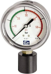 CEJN - Blow Gun OSHA Compliancy Gauge - Thread - Makers Industrial Supply