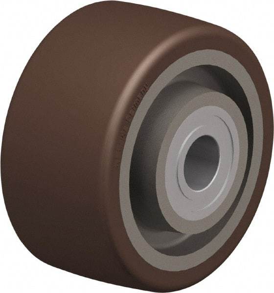 Blickle - 4 Inch Diameter x 1-31/32 Inch Wide, Polyurethane-Elastomer Blickle Besthane Caster Wheel - 1,100 Lb. Capacity, 25/32 Inch Axle Diameter, Ball Bearing - Makers Industrial Supply