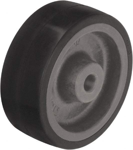 Blickle - 4 Inch Diameter x 1-37/64 Inch Wide, Heat-Resistant Silicone Rubber Caster Wheel - 220 Lb. Capacity, 1/2 Inch Axle Diameter, Plain Bore Bearing - Makers Industrial Supply