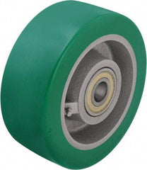 Blickle - 1 Inch Diameter x 3-9/64 Inch Wide, Polyurethane-Elastomer Blickle Softhane Caster Wheel - 3,080 Lb. Capacity, 1 Inch Axle Diameter, Ball Bearing - Makers Industrial Supply