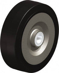 Blickle - 10 Inch Diameter x 3-9/64 Inch Wide, Solid Rubber Caster Wheel - 2,200 Lb. Capacity, 1-3/16 Inch Axle Diameter, Ball Bearing - Makers Industrial Supply